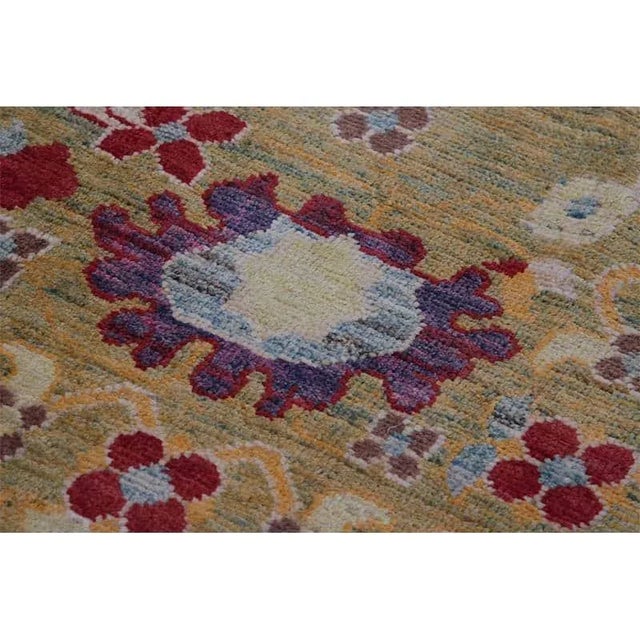 Handwoven Persian Sultanabad Area Rug 13’7″ X 19’5″ For Sale In Dallas - Image 6 of 12