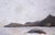 American Foggy Coastal Seascape in Oil on Illustration Board For Sale - Image 3 of 9