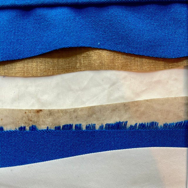 Contemporary Semi-Abstract​ Mixed Media Nautical Sailcloth Landscape Series of 3​ - By JJ-Hogan | the Rise and Fall of Each Day For Sale In Baltimore - Image 6 of 18