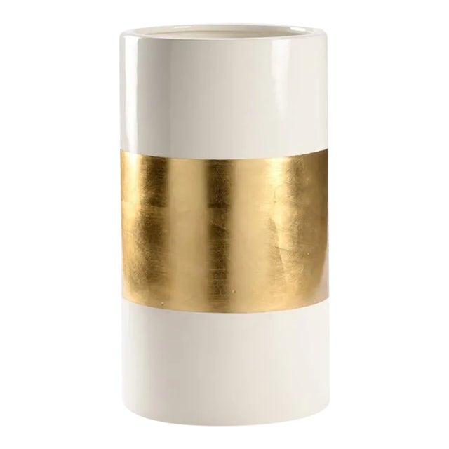 Banded Vase, Large For Sale