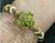 Metal Peridot and Diamond 14k Yellow Gold Bracelet For Sale - Image 7 of 10