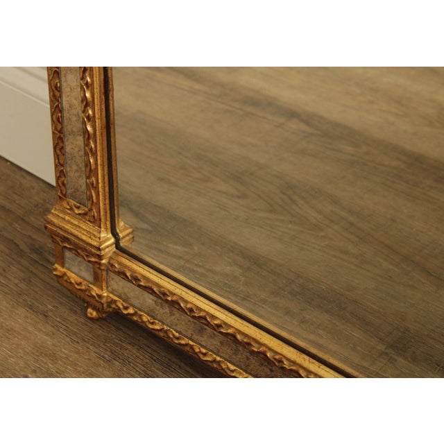 LaBarge Italian Rococo Style Giltwood Carved Wall Mirror For Sale - Image 11 of 13