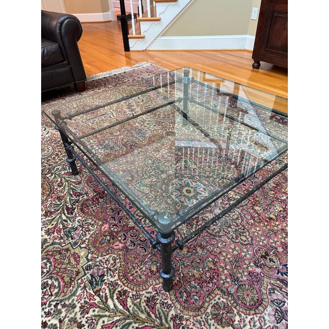 1980s Brutalist Cast Aluminum Coffee Table in the Manner of Diego Giacometti For Sale - Image 13 of 15