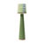 Winnie floor lamp in rattan, wood and printed cotton by popus editions. Dimensions: ⌀ 45 x h 122 cm. Materials: painted...