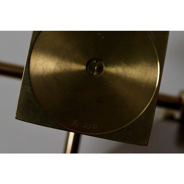 Vintage Swedish Brass Candelabra by Gusum, 1990 For Sale - Image 10 of 11