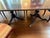 1950s Davis Cabinet Co. Duncan Phyfe Style Cherry Dining Table & 6 Chairs For Sale - Image 10 of 11