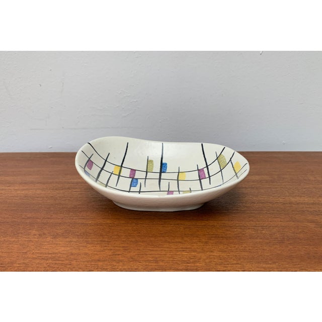 West German Mosaic Pottery Bowl, 1960s For Sale - Image 14 of 17