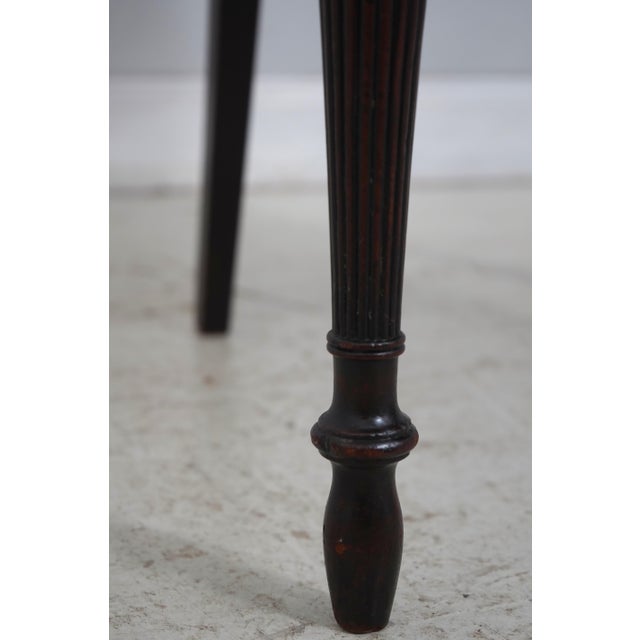 Pair Antique 19th Century English Sheraton Mahogany Armchairs For Sale - Image 17 of 18