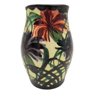 Art Nouveau Ceramic Vase from Schramberg Majolika, 1890s For Sale