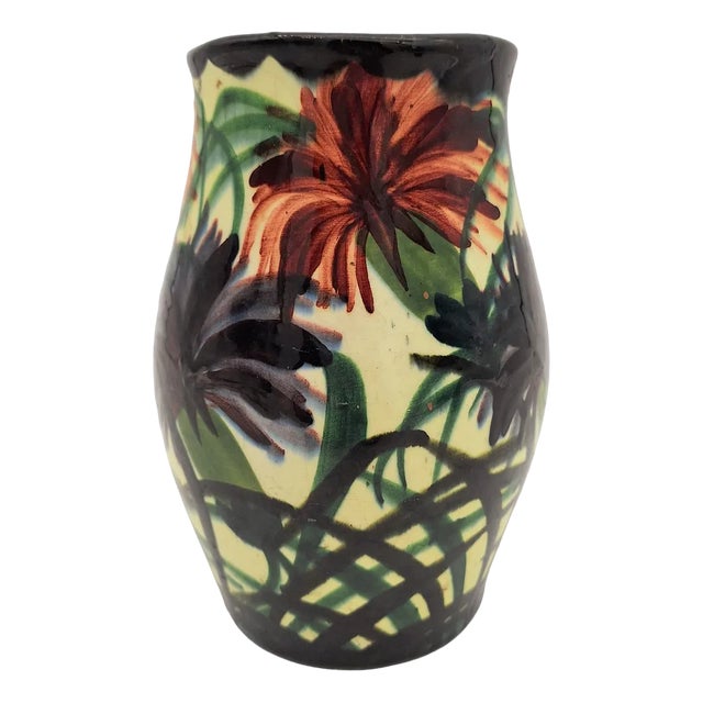 Art Nouveau Ceramic Vase from Schramberg Majolika, 1890s For Sale