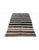 Mid-Century Modern Black White Striped Hemp Kilim Rug - 5`1" X 9`2" For Sale - Image 3 of 6
