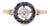 Vintage Gold and Diamond and Sapphire Ring Circa 1910, Size 7 For Sale