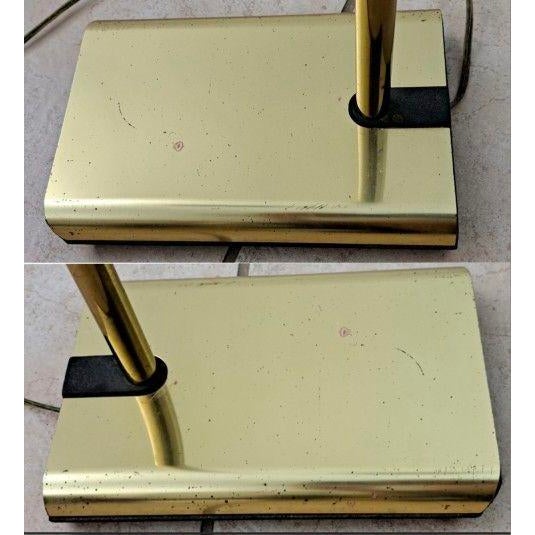 Metal Vintage MCM Koch & Lowy Adjustable Pharmacy Floor Lamp W/Swivel Head 14468-6 For Sale - Image 7 of 12