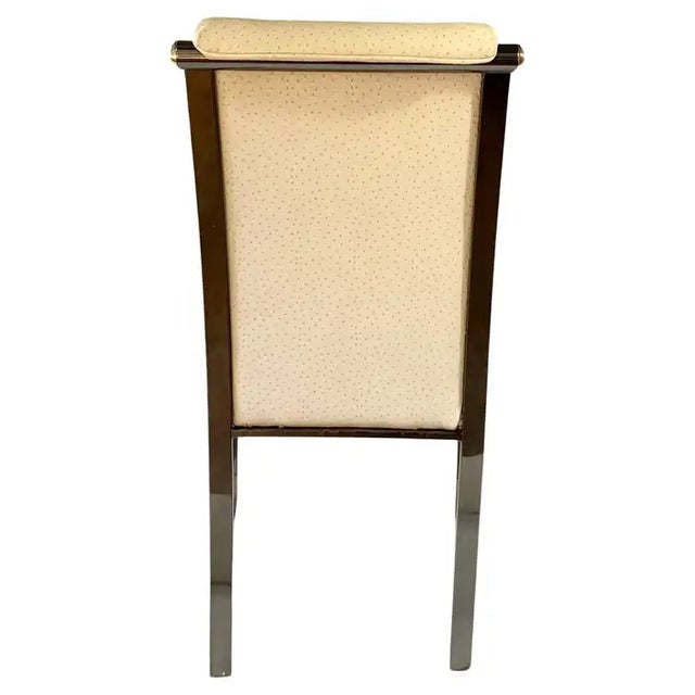 DIA - Design Institute America Set of Six Design Institute America Ostrich Dining Chairs, Dia For Sale - Image 4 of 9