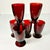 Red was an iconic color in the Art Deco era in American. This set of 6 tumblers are an excellent example of the items...