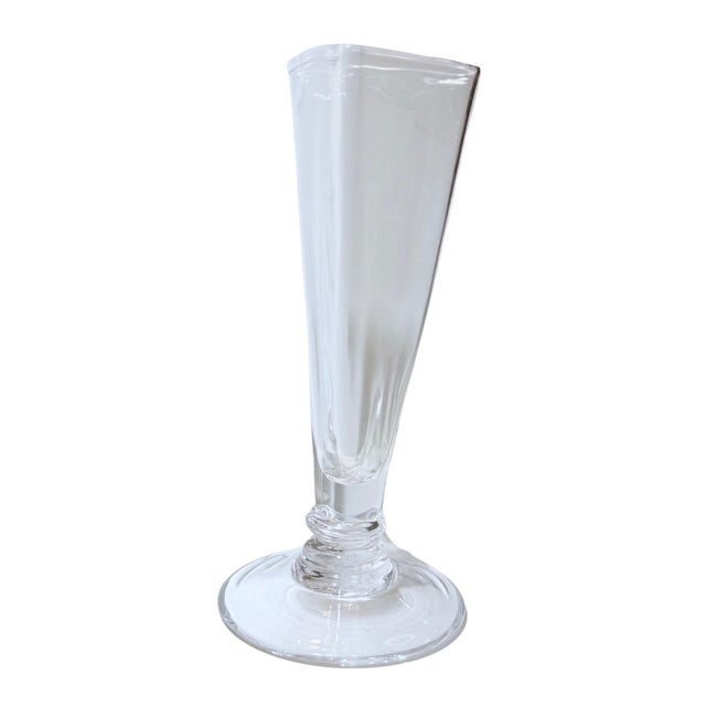 2000 - 2009 Contemporary Simon Pearce "Cavendish" Handblown Glass Vase For Sale - Image 5 of 8