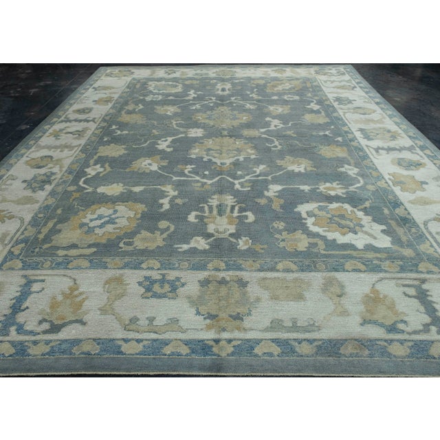 Turkish Oushak Rug 11'5" x 14'4" #18515 Explore a curated collection of hallway runners, wool rugs, and handmade...