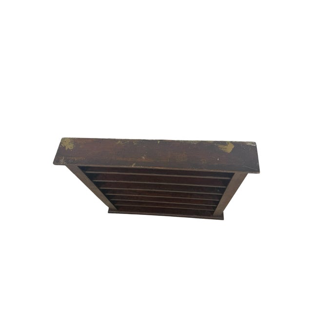 Brown Antique Six-Tier Wooden Billiard Ball Display Rack, Early 20th Century For Sale - Image 8 of 14