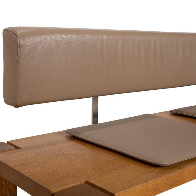 Wooden Dining Table Set in Brown from Janua, Set of 2 For Sale - Image 12 of 18