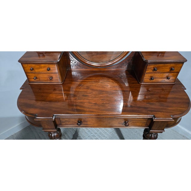Victorian Mahogany Dressing Table, 1880 For Sale - Image 14 of 16