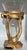 Vintage Dorothy Draper Style Gold Gilt Trompe L’Oleil Vase For Sale - Image 10 of 12