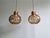 Brass and Smoked Blown Glass Pendant Lights from Glashütte Limburg, 1970, Set of 2 For Sale - Image 10 of 18