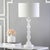 Modern 32.5 Inch H Candlestick Table Lamp in Cream - a Pair For Sale - Image 3 of 7