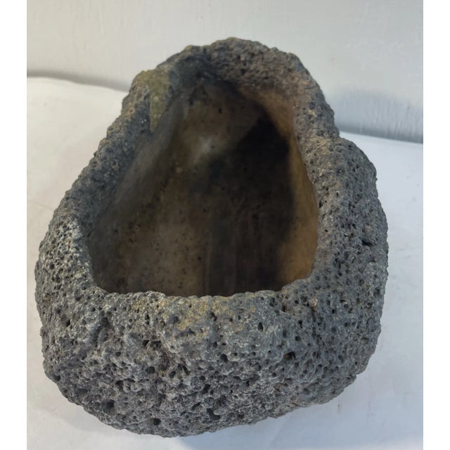 Vintage Lava Rock Style Brutalist Planter For Sale - Image 4 of 7
