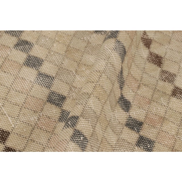 Textile Vintage Turkish Runner, Mosaic-Inspired Multicolor Geometric Design - Rug & Kilim For Sale - Image 7 of 8