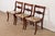 Kindel Furniture Kindel Furniture Style Regency Carved Mahogany Side Chairs or Dining Chairs, Set of Three For Sale - Image 4 of 11