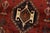 Textile Shiraz Rug 3’4” X 5’7” Red Wool Vintage Tribal Hand-Knotted Oriental Carpet For Sale - Image 7 of 13