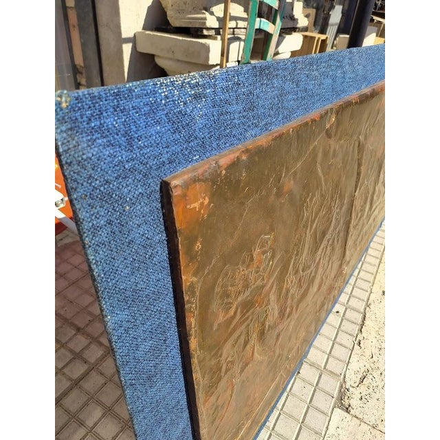 Grounded Painting on Copper Panels, The Four Seasons and the Zodiac Signs, Italy, 1970 For Sale - Image 10 of 18