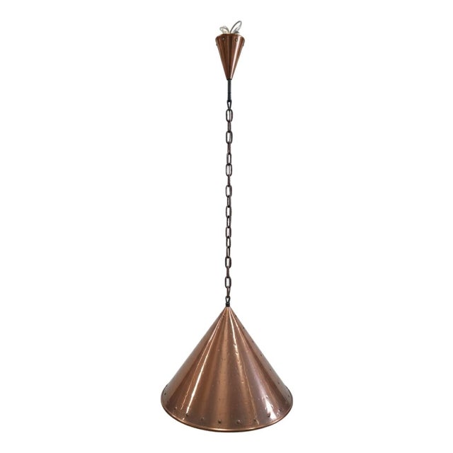 Copper Pendant Lamp by E.S. Horn Aalestrup, 1950s For Sale - Image 10 of 10
