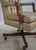 Animal Skin Classic Leather Tufted Rolling Desk Chair For Sale - Image 7 of 18