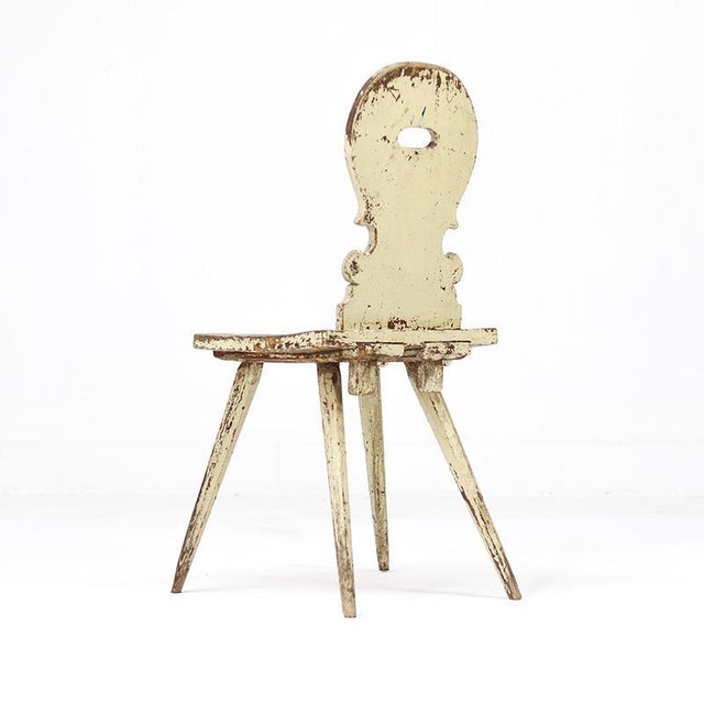 Contemporary Primitive Folk Art Wabi Sabi Mountain Chair For Sale - Image 3 of 10