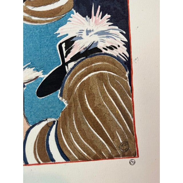 1920s Trois Chapeaux, Gazette Du Bon Ton, by Porter Woodruff For Sale In New York - Image 6 of 6