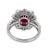 Late 20th Century Late 20th Century 3.55 Carat Ruby Ring, Size 5 For Sale - Image 5 of 5