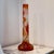 Large Antique Vase of Frosted and Orange Glass by Emile Gallé, 1890s For Sale - Image 7 of 10