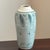 Late 20th Century Linda Sheard Cream & Turquoise Studio Pottery Vase For Sale - Image 5 of 11