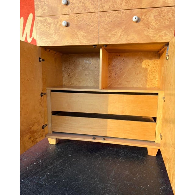Postmod Founders Burl Gentleman’s Chest For Sale - Image 10 of 16