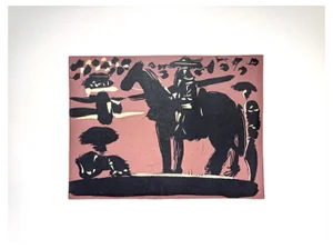Pablo Picasso, Picador, Original Linocut, 1962