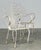 French Peacock Garden Patio Chairs, 1950s, Set of 6 For Sale - Image 4 of 14