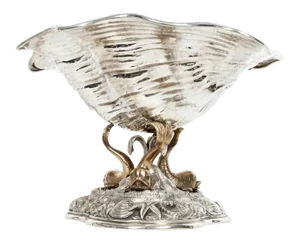 Large Antique Sterling Silver Centerpiece