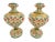 Traditional Antique Italian Polychrome and Gilt Embossed Reticulated Majolica Jewel Urns - a Pair For Sale - Image 3 of 13