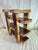 Handmade Reclaimed Oak Wine Barrel Three-Tier Serving & Display Stand For Sale - Image 4 of 10