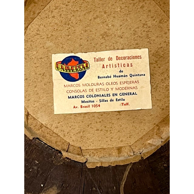 Large Mid-Century Giltwood Sunburst Mirror With Intricate Carved Detail For Sale - Image 18 of 18