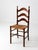 Vintage 1930s Tell City Rush Seat Ladder Back Chair For Sale - Image 9 of 17