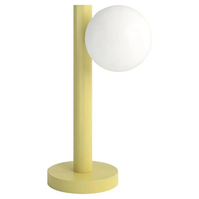 Yellow Yellow Tube with Globes and Cones Desk Lamp by Atelier Areti For Sale - Image 8 of 8