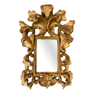 Baroque Gold Leaf-Gilded Carved Wood Frame, 1750 For Sale