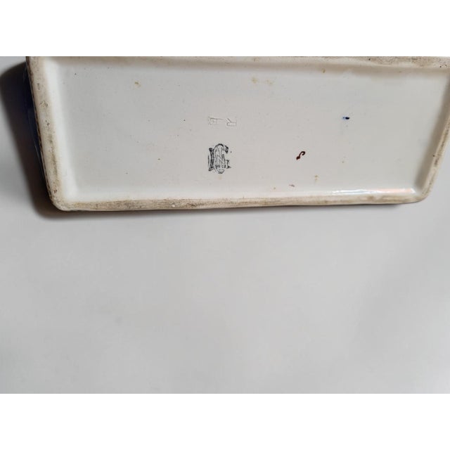 Black 19th Century Gien Earthenware Planter For Sale - Image 8 of 11